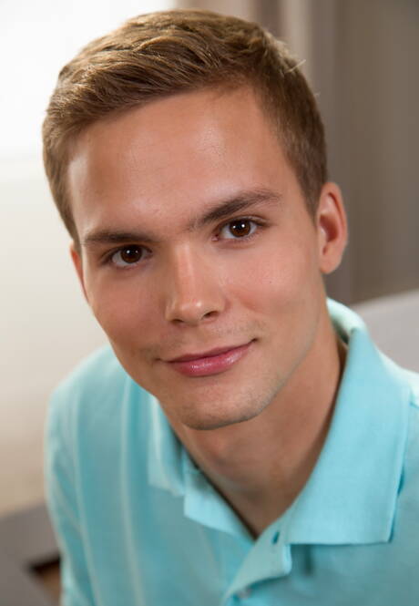 American hot twink Ty Thomas and beefy Connor Collins fuck ass after blowjob