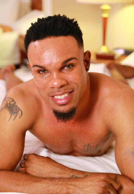 Black stud Tyson Tyler and black hunk Diaon Starr in hot ass fuck action