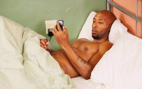 Black husky guy Astengo and tough guy Ramsees sucking and fucking each other