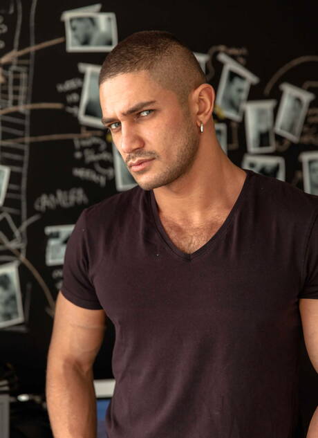 Hot buddies Paddy Obrian, Leo Domenico and Dato Foland have 3some anal sex