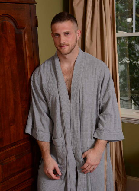 Famous americans, muscular Paul Wagner and well-built Johnny Rapid have anal sex in bath