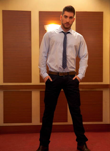 Cypriot superstud Leo Domenico and latin muscular Diego Lauzen sucking and screwing each other