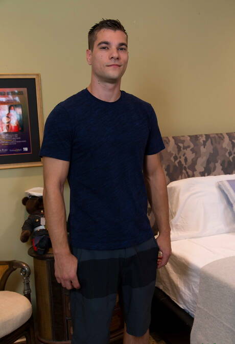 Pretty american boys beefcake Cole Weston and husky guy Princeton Price have a hot couple scene