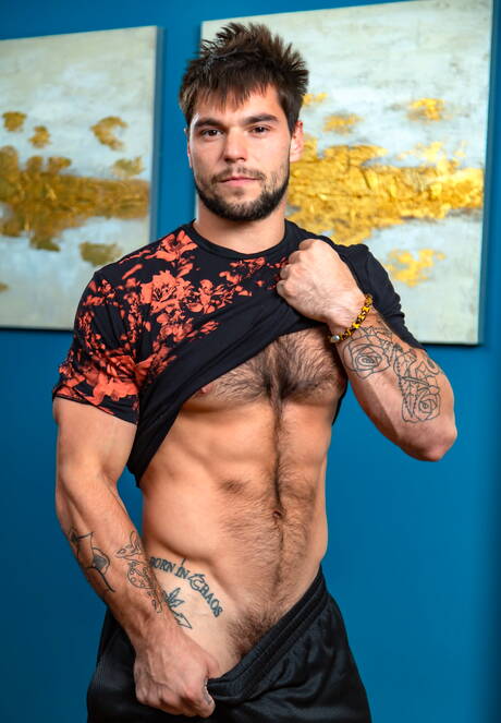 Two american boys beefcake Aspen and beefy Dante Colle fuck ass after blowjob