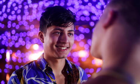 Hot buddies Joey Mills, Corbin Colby and Angel Rivera in hot groupsex