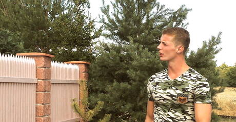 Hot czech boys beefcake Roald Ekberg and tough guy Steve Peyroux fuck after blowjob and fisted in bathroom