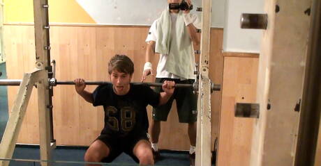 Czech well-built Kevin Warhol and american young boy Todd Rosset in cock sucking scene