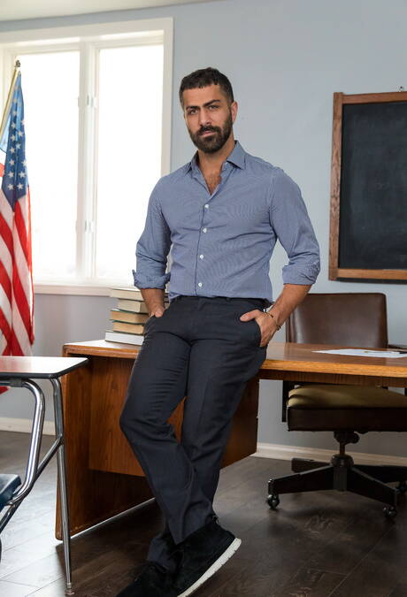 Hot american guys otter Adam Ramzi and beefcake Tristan Hunter sucking and fucking each other