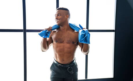 Sexy boys Adrian Hart, Dillon Diaz and Joey Mills have 3some interracial anal sex