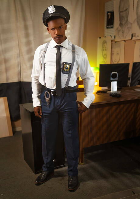 Hot american dudes muscular Adrian Hart and strong bull Nick La in hot interracial anal sex