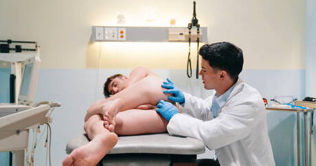 British stud Michael Boston and american beefy Dakota Payne in hot ass bang with fisting