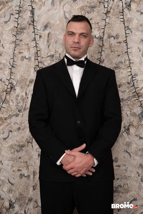 Czech pornstars muscular Denny Chris and husky guy Simon Best banged each other