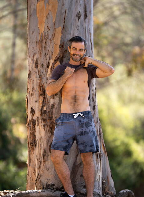 Hot boy Daniel and sexy boy Brogan in hard anal sex outside