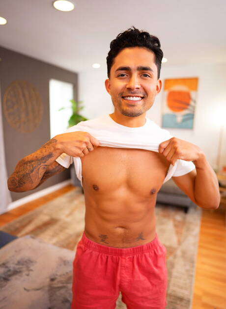 Latin beefcake Ricky Donovan and  Sean fuck ass after sucking dick