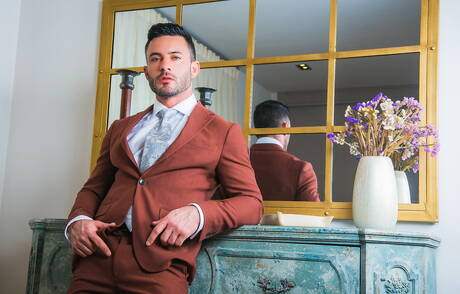 Superstud Andy Star and strongman Bruno Max have a good sex