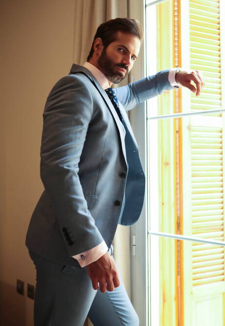 Hunk Cristian Sam and hunky guy Dani Robles make a love