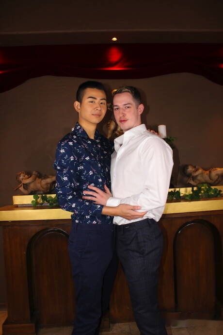 Shameless boys Jessie Lee, Nolan Knox and Alfonso Osnaya have a threesome pleasure