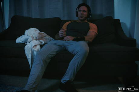 Nice american buddies husky guy Nico Coopa and well-built Reese Rideout fuck ass after blowjob outdoor