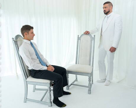 Stud Dex Devall and stud Marco Napoli do a handjob