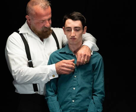 German hairy bear Felix Kamp and  Jaden Dreams do a handjob