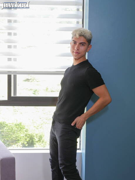 Latin superstud Alfonso Osnaya posing naked and showing his ass