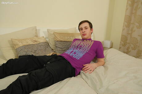 Young boy Ben Kennedy shows a beautiful body